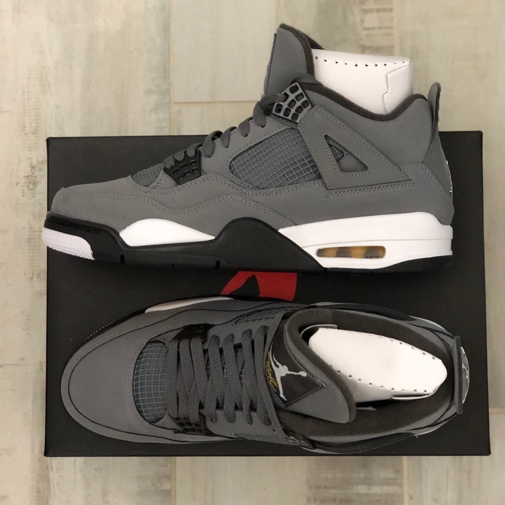 Jordan 4 Cool Grey size 10